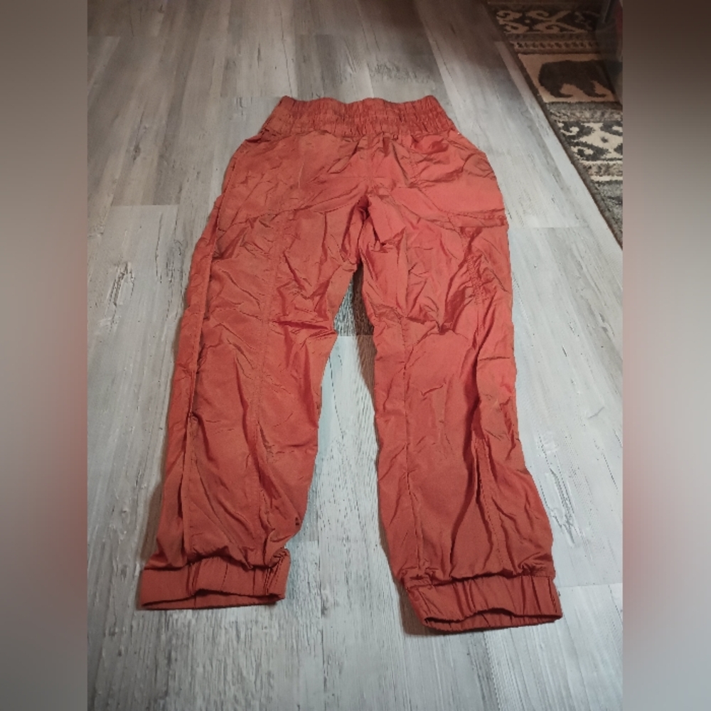 FP Movement by Free People Rust Orange Cargo Joggers